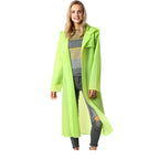 Unisex Adult EVA Rain Poncho Waterproof Long Rain Cape Colorful Hem Reusable Outdoor Jacket Hiking Featuring Custom Logo
