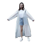 Women's Designer Waterproof Motorcycle Jacket Raincoat Windbreaker for Rain and Work for Walking and Riding