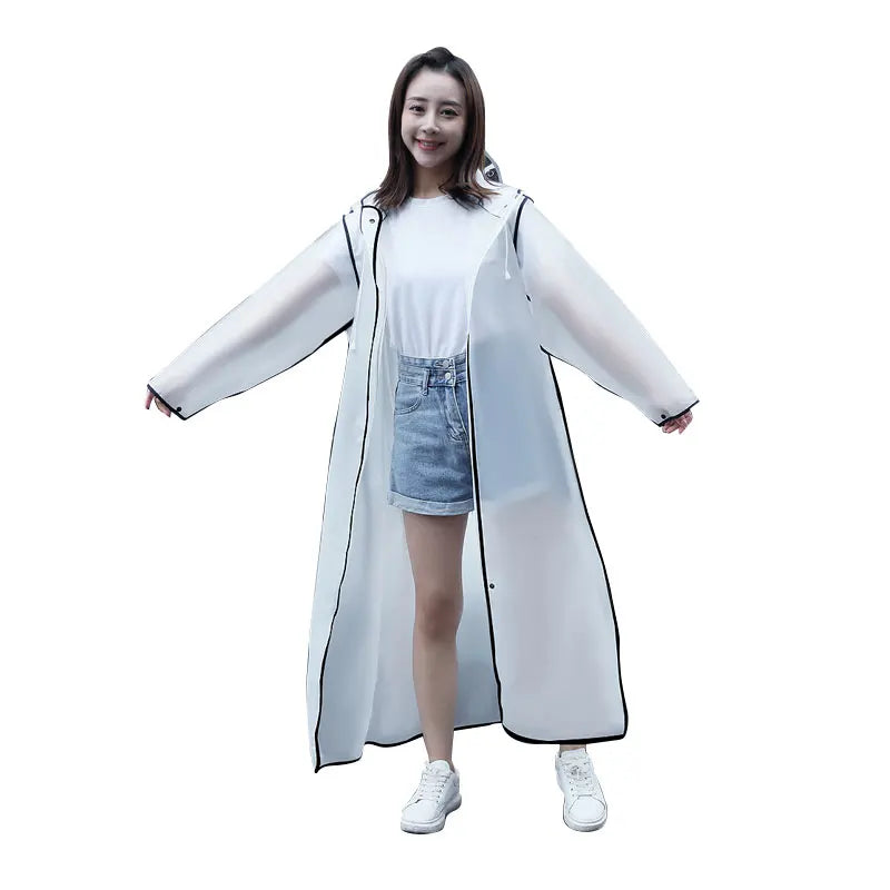 Women's Designer Waterproof Motorcycle Jacket Raincoat Windbreaker for Rain and Work for Walking and Riding