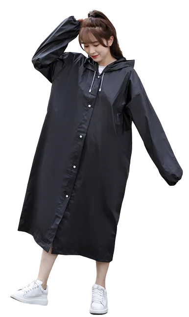 High Quality PEVA Adult Rain Poncho Factory-Price Waterproof Adult Rainwear Work Travel Hiking Custom Logo Outdoor Activities