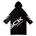 Tide Brand Full-Body Anti-Rainstorm Poncho Transparent Polyester Hiking Raincoat Men Women Cool Fashion Travel High Quality