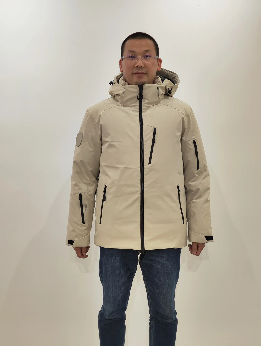 Custom Peak Extreme Cold Goose Down Raincoat for Mountaineering Waterproof Anti-Static Rain-Proof Logo Hood Style Travel Hiking