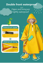 Little Dinosaur Cloak Children's Raincoat Kindergarten Elementary School Baby Cartoon Poncho