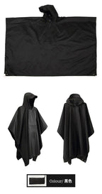 Hooded Rain Poncho for Adult With Pocket, Waterproof Lightweight Unisex Raincoat for Hiking Camping Emergency