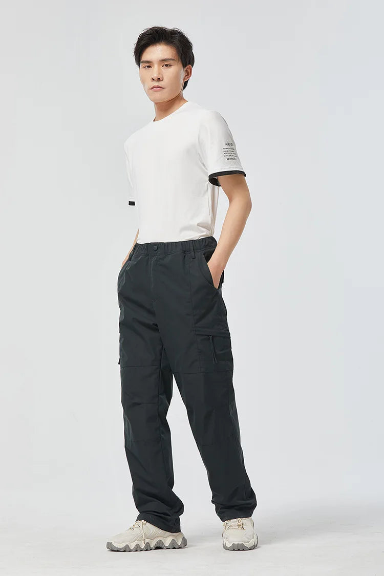 Outdoor Sports Autumn Winter Fleece Pants Two-piece Set Detachable Men's Women's Hiking Warm Assault Rainproof Windproof Pants