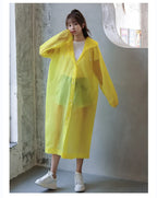 High Quality PEVA Adult Rain Poncho Factory-Price Waterproof Adult Rainwear Work Travel Hiking Custom Logo Outdoor Activities