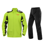 Full Body Motorcycle Waterproof Rain Pants Windproof Split Suit for Girls for Outdoor Activities Hiking Tours Rain Poncho Hood