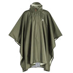 Portable Lightweight Single-Person Rainwear Waterproof Polyester Rain Poncho Adults Reusable Raincoat Camping Outdoor Activities