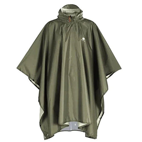 Portable Lightweight Single-Person Rainwear Waterproof Polyester Rain Poncho Adults Reusable Raincoat Camping Outdoor Activities Main image