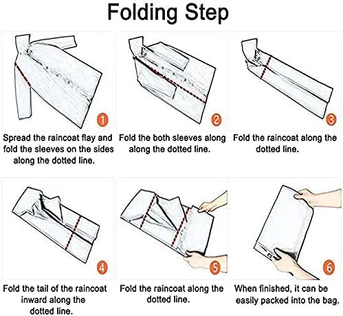 EVA 2-Pack Lightweight Rain Jacket Waterproof Adult/Kids Ponchos Logo Decoration Reusable Raincoats Hoods Sleeves Girls Secondary image