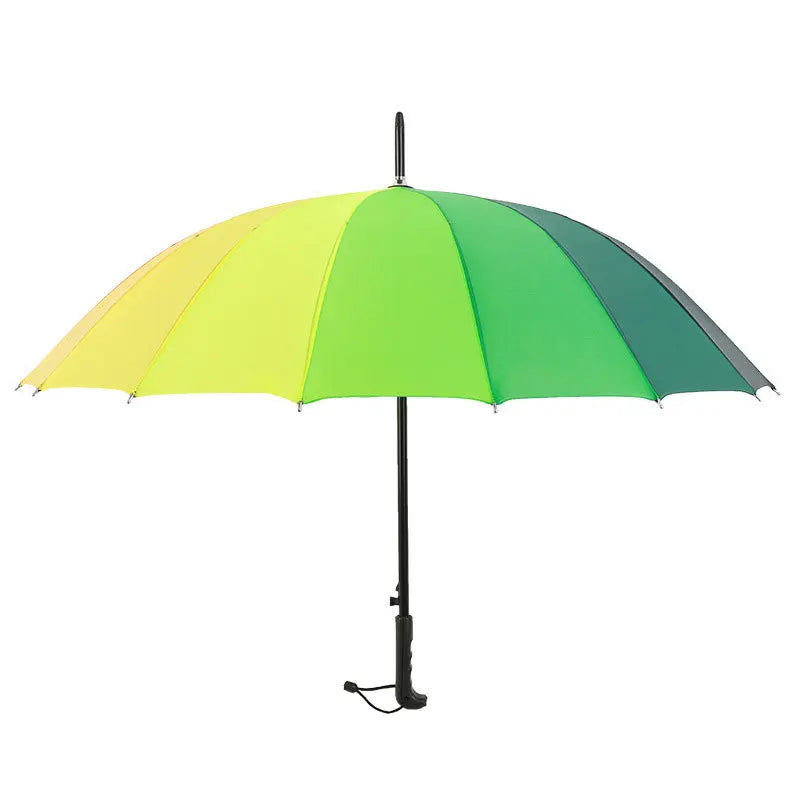 Factory Price Gay Pride rainbow Umbrella  Rainbow Canopy 16 Ribs Travel Waterproof Windproof rainbow Umbrella
