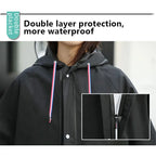 New Style TPU Healthy Soft Reusable Adult Trench Rain Wear  Impermeables Para Lluvia for Women Men Outdoors Hiking Travel