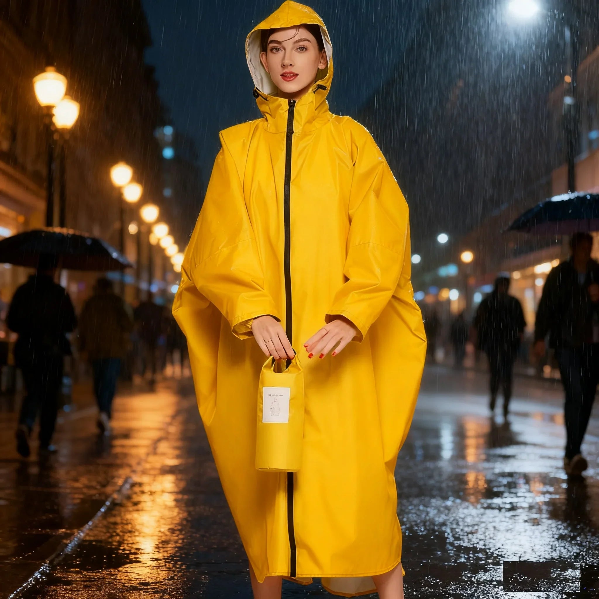 Adult Breathable Windproof Lightweight Reusable Waterproof Fashionable Raincoat for Cycling Hiking Outdoor Rain Jacket for Girls