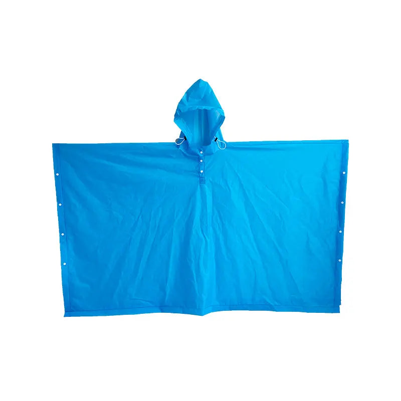 Customized Adult EVA Rain Poncho Reflective Tape Waterproof Motorcycle Jacket With Logo Print Outdoor Camping Raincoat Walking