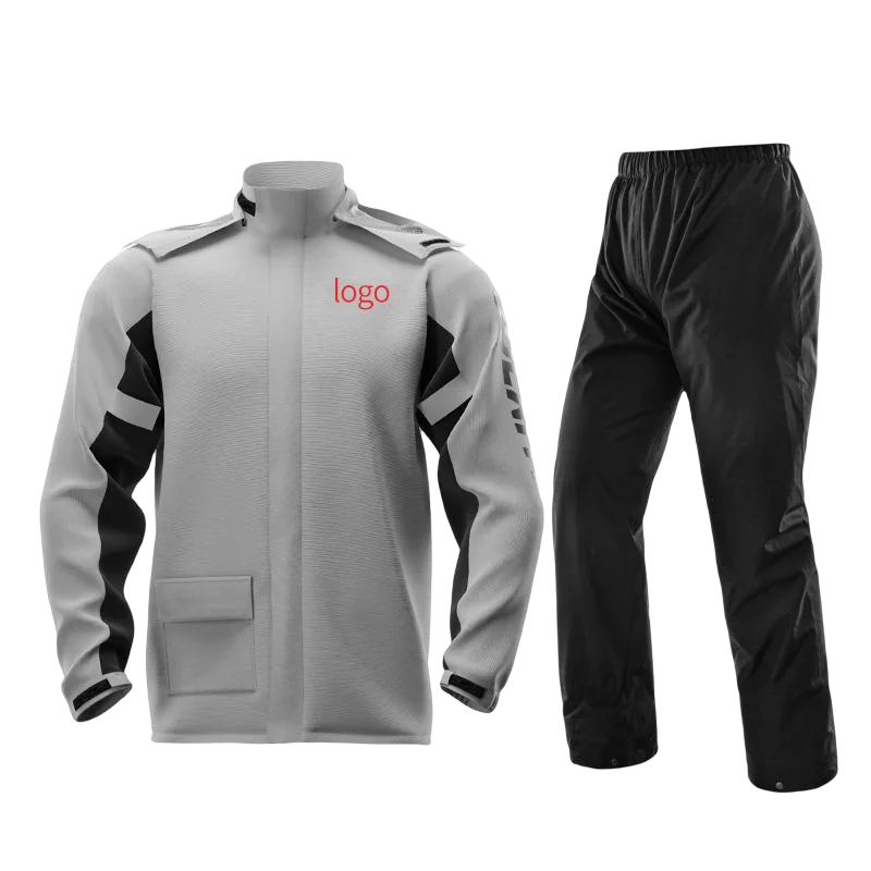 Full Body Motorcycle Waterproof Rain Pants Windproof Split Suit for Girls for Outdoor Activities Hiking Tours Rain Poncho Hood