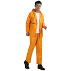 Custom XXL Waterproof Oxford Cloth Reflective Adult Raincoat Hot Selling Wholesale From Factory Supply for Travel Outdoors