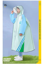 High Quality Lightweight EVA Raincoats Waterproof Windproof Hood Boys Girls Outdoor Hiking School Children Camping