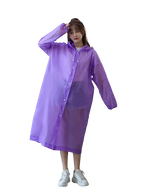 High Quality PEVA Adult Rain Poncho Factory-Price Waterproof Adult Rainwear Work Travel Hiking Custom Logo Outdoor Activities