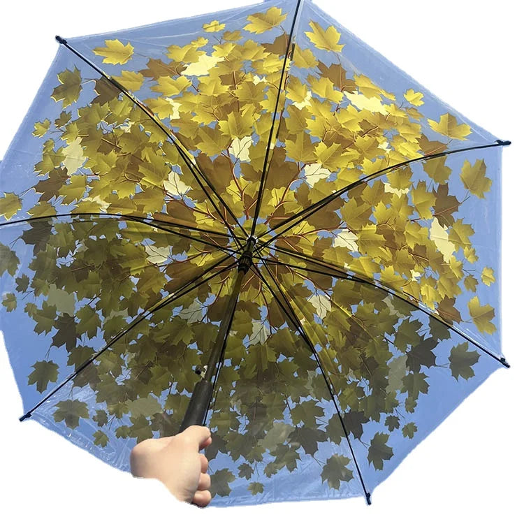 Rainproof and Rain Dual Purpose Large Automatic Umbrella Umbrella Suppliers Transparent Steel Popular Stretch Modern Travel Main image