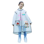 Custom Eco-Friendly Kids Raincoat Durable PVC Material Waterproof Rainwear Logo Print Windproof XXL Rain-proof Pants Walking