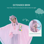Rainproof Waterproof EVA Custom Raincoat Kids Poncho New Design Adorable Baby Cartoon for School Camp Travel Universal RAINWEAR