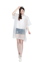 Custom Logo Adult EVA Outdoor Waterproof Raincoat Hooded Poncho Rainwear Travel Reusable Windproof Jacket Bicycle Riding Girls