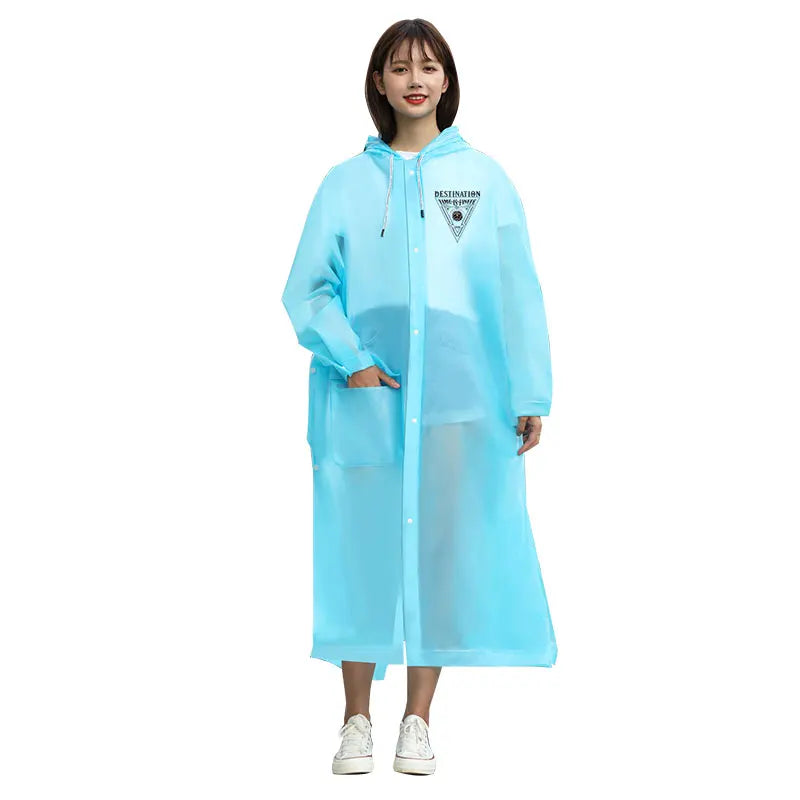 Customized Women's Long Adult Rain Jacket Factory Supplied New Design With Multifunctionality Waterproofing Featuring a Hood