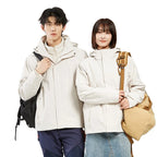 DuPont  3 in 1 Storm Jacket Men's Jacket Women's Waterproof Jacket Warm Outdoor Work Clothes Custom logo Rain Coat