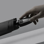 3 Piece Modern Full-Automatic Irregular Shaped Folding Umbrella Customizable Iron Business Adults Outdoor Use Storm Resistance