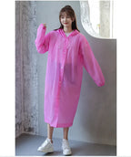 High Quality PEVA Adult Rain Poncho Factory-Price Waterproof Adult Rainwear Work Travel Hiking Custom Logo Outdoor Activities