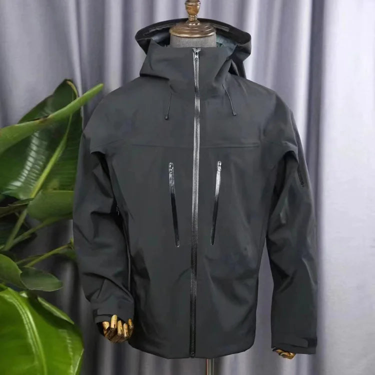 Custom Waterproof Outdoor Raincoat Jacket for Men and Women Wind Breaker Rain Coat Suit for Hiking Secondary image