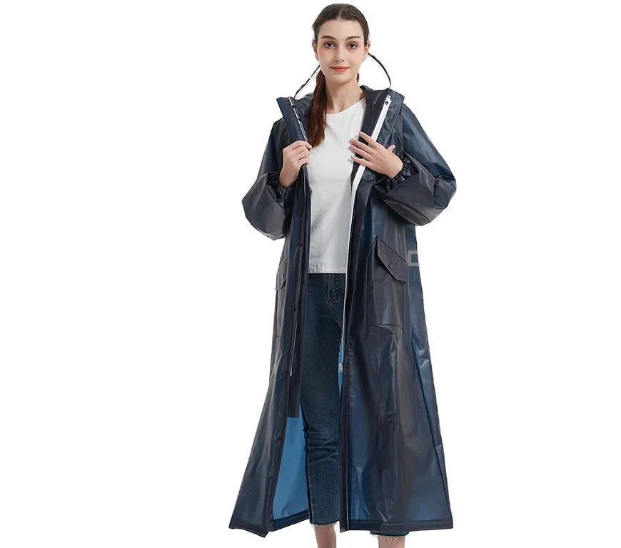 Adult Raincoat for Outdoor Hiking, Practical and Minimalist Fashion Hooded Men's and Women's Windbreakers