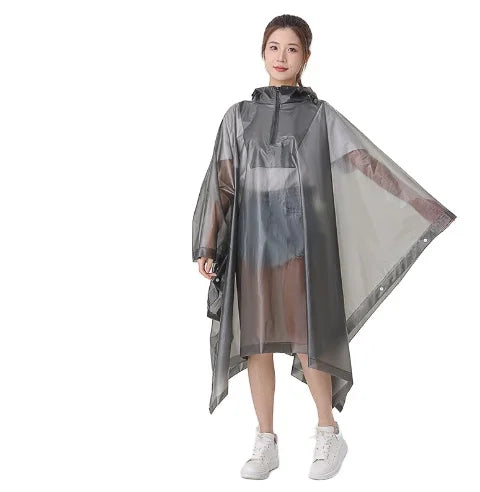 EVA Long Windbreaker Cape Adult Outdoor Raincoat Fishing and Hiking Labor protection Raincoat