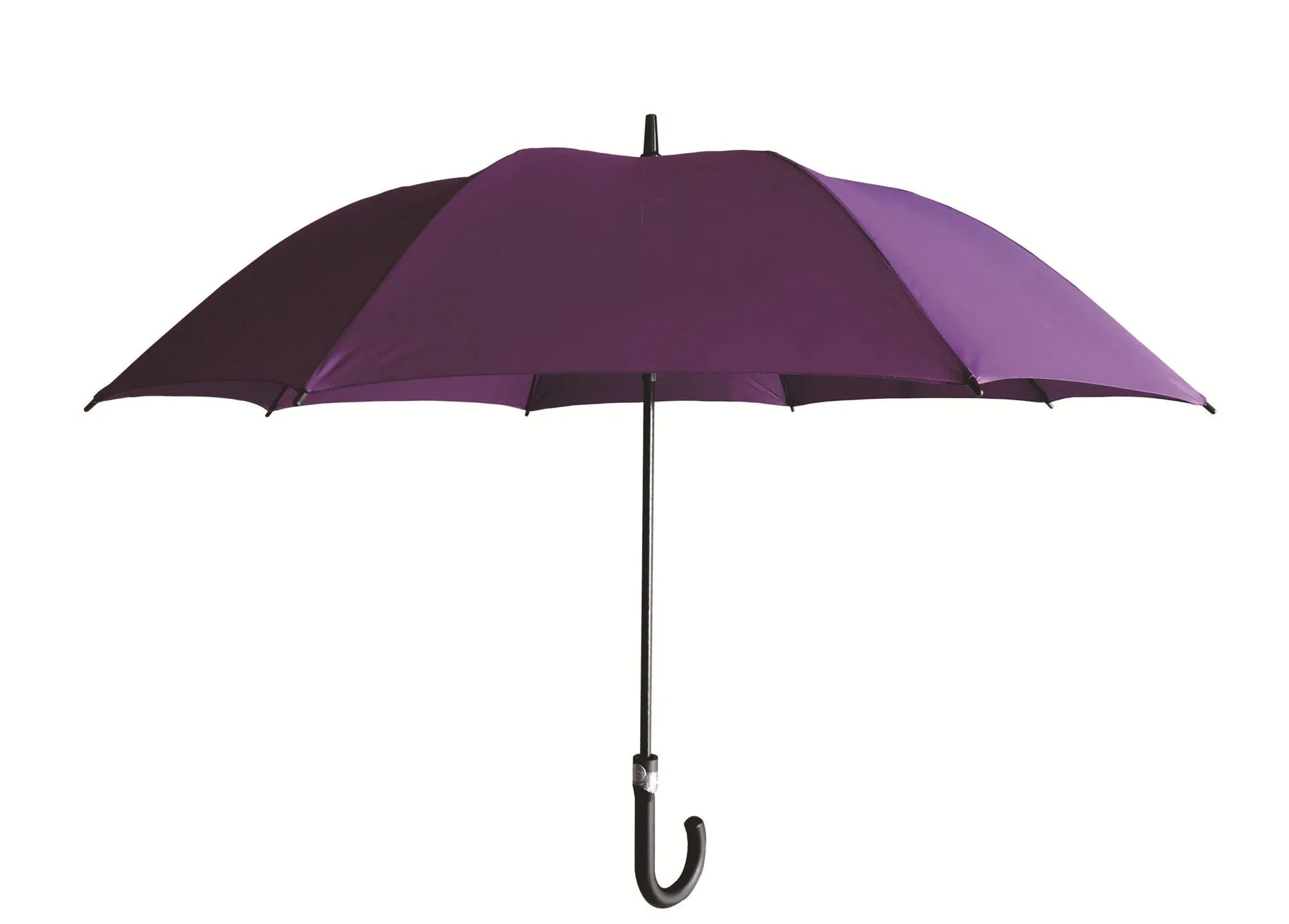 High Quality Large 27-Inch Automatic Purple Umbrella J-Shape With Long Handle UV-Proof Fabric and Metal Frame for Ladies Secondary image