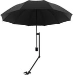 UPF 50+ Portable Golf Beach Umbrella Adjustable Universal Clip Nylon Fully-Automatic Manual Adults Popular Wooden Rubber Plastic