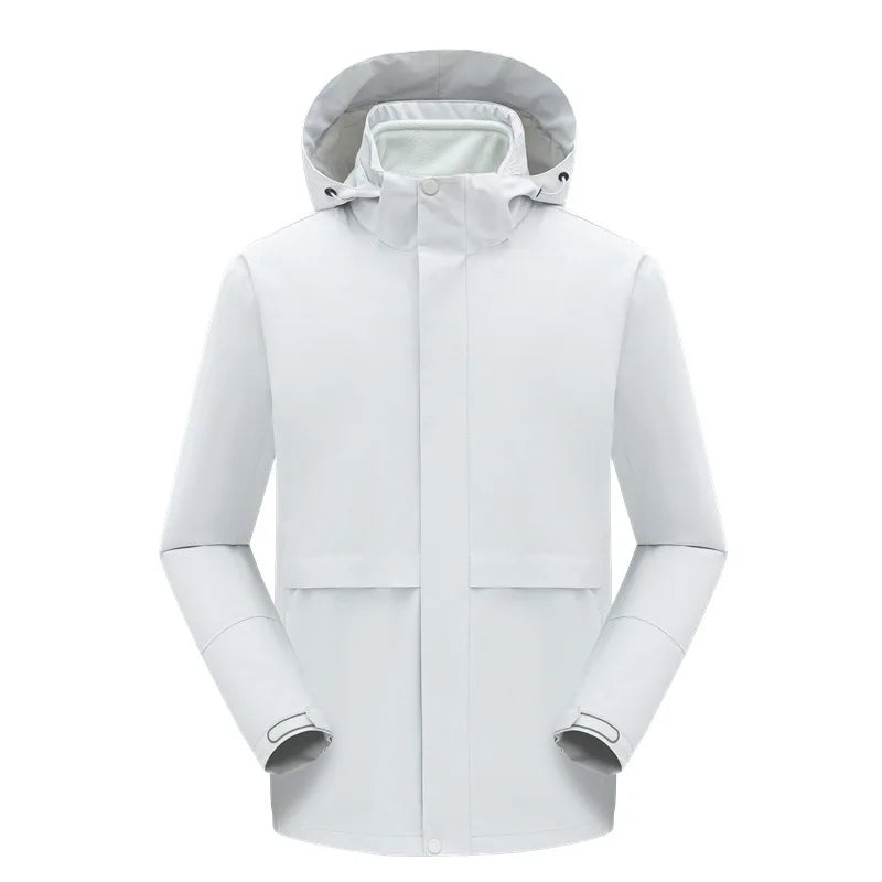 Factory Outdoor Jackets Waterproof Keep Warm Casual Jacket Against Storm Heavy Rain Three in One Rain Jacket