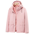 Men's Women's High Three-in-One Outdoor Diving Suit Windproof Waterproof Nylon Raincoat Travel Rain Featuring Polyester Logo