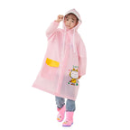 Factory Wholesale XXL EVA Biodegradable Raincoat for Kids High Quality Waterproof Hooded Style for School Outdoor Sports Travel