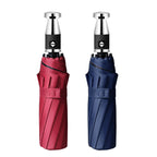 Wholesale Custom 3-Fold Luxury Branded Umbrella High Quality Super Strong Windproof With 10 Ribs UV Printing New Design Sunshade