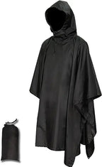 Adult PVC Rain Poncho Windproof Long Jacket Waterproof Rain Gear Hiking Emergency Camping Available XL XXL XXXL Logo