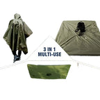 Portable Lightweight Single-Person Rainwear Waterproof Polyester Rain Poncho Adults Reusable Raincoat Camping Outdoor Activities