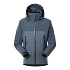 High-End Trilaminate Waterproof Breathing Bomber Jacket Soft Winter Windbreaker With Zipper Closure for Hiking Raincoat