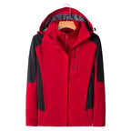 Adult Outdoor Rain Jacket Waterproof Hooded Windbreaker Lightweight Rain Wear With Removable Fleece Liner Motorcycle Raincoat