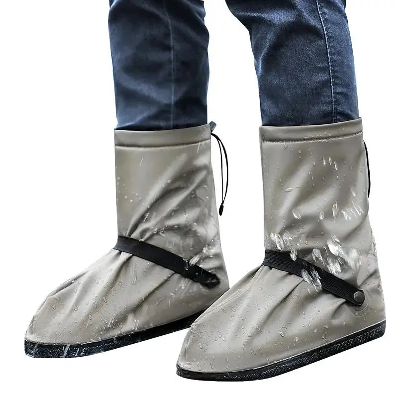 High Quality PVC Rain Boot Waterproof Shoe Covers Reflector Antislip Custom Logo Reusable All Seasons Unisex-for Winter Summer Secondary image