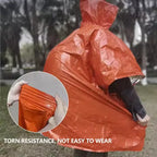 Unisex Lightweight Emergency Waterproof Rain Poncho Reusable Thermal Blanket Outdoor Camping Customized Poncho