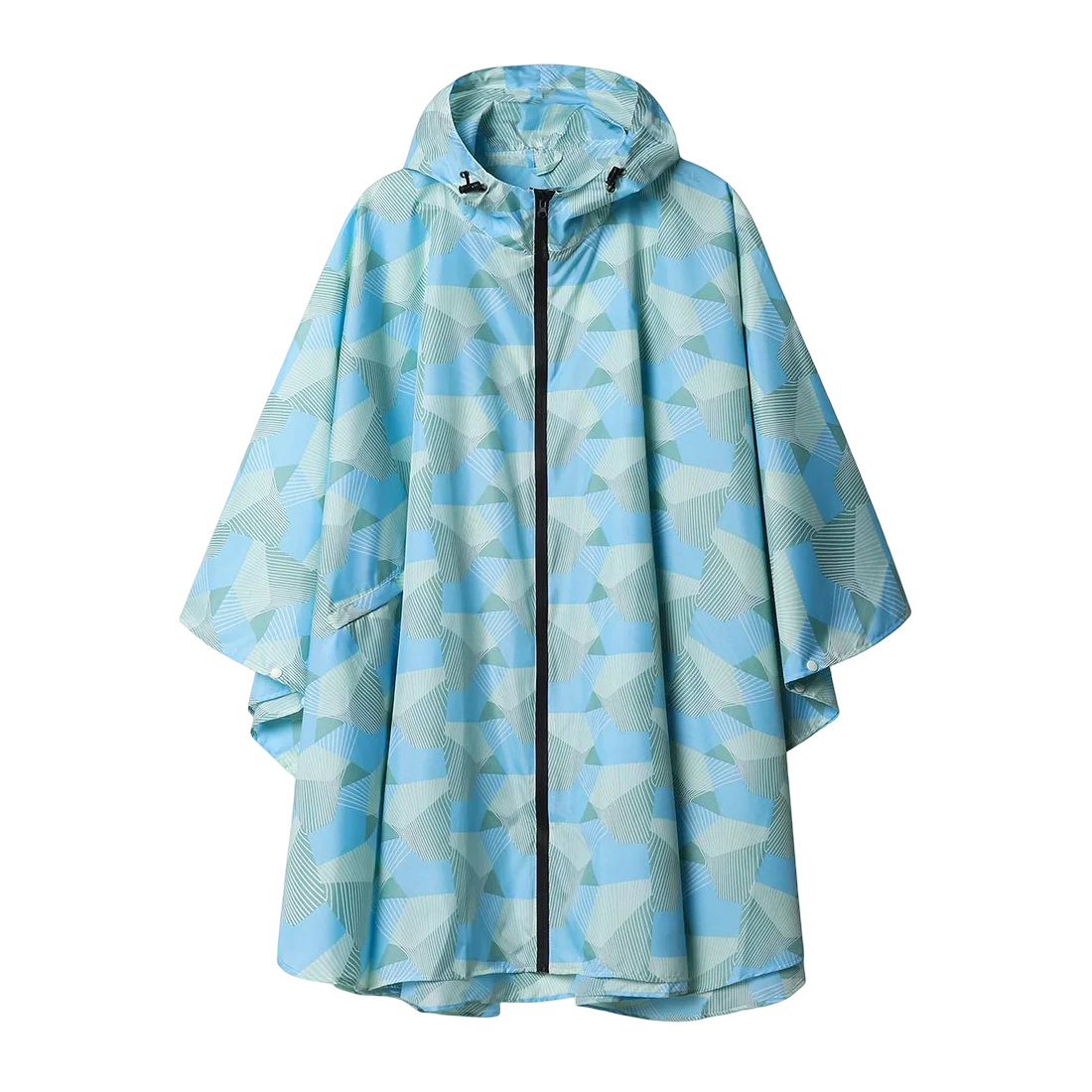 Women's Disposable Waterproof Rain Poncho Jacket Hood Blue Yellow Flower Style Polyester PU Includes Pockets Motorcycling
