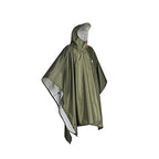 Portable Lightweight Single-Person Rainwear Waterproof Polyester Rain Poncho Adults Reusable Raincoat Camping Outdoor Activities