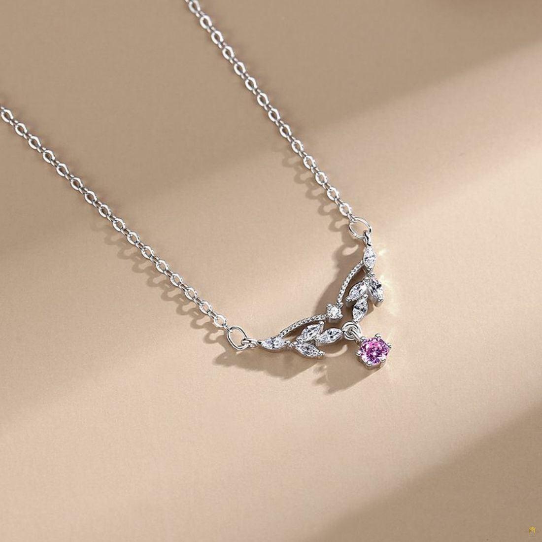 925 Silver Fairy Wing Necklace