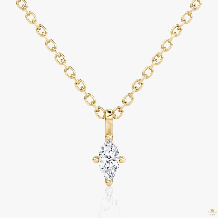 Royal Petite Solitaire Marquise Pendant